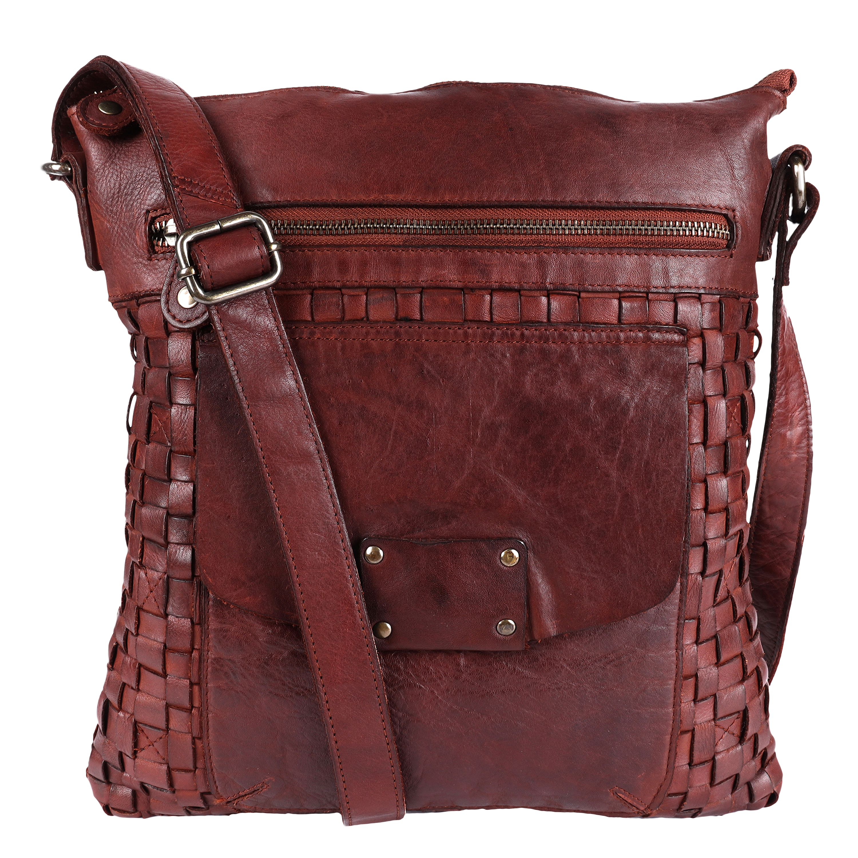 Vintage-Woven-Leather-Crossbody-Bag-D-72-Cognac